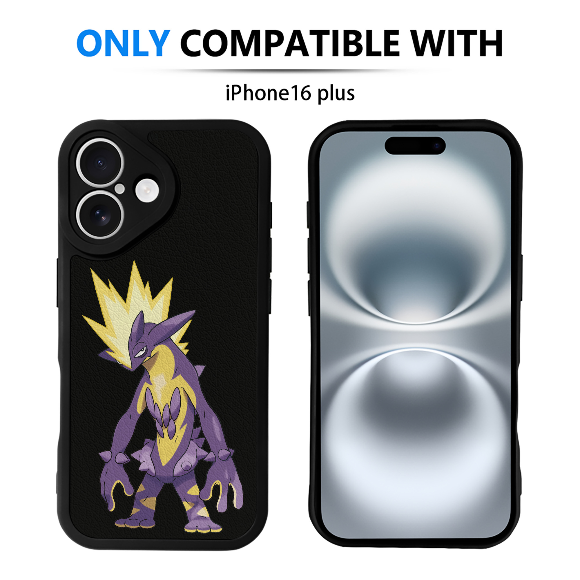 （画像用） ポケットモンスター Pokémon 【iPhone 16シリーズ対応】シリコンスマホケース（レザー調） 材質：シリコン
